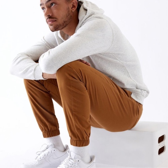 Man New Orange PACSUN joggers size L - Picture 3 of 10